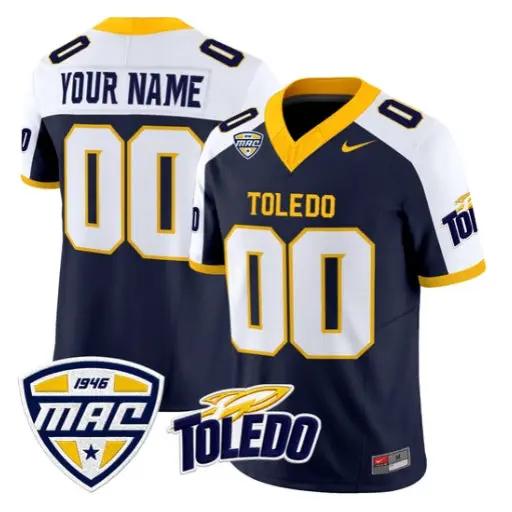 Custom Toledo Rockets Jersey Name, Number 2026 Vapor All Stitched by My Store NCAA Football Jerseys