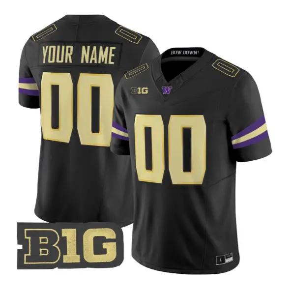 Custom Washington Huskies Jersey Name, Number 2026 Limited Stitched by My Store NCAA Football Jerseys