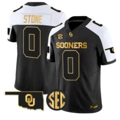 David Stone #0 Oklahoma Sooners Jersey 2026 Vapor Limited Stitched by My Store NCAA Football Jerseys