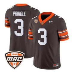 Dorian Pringle #3 Bowling Green Falcons Jersey 2026 Limited Stitched by My Store NCAA Football Jerseys