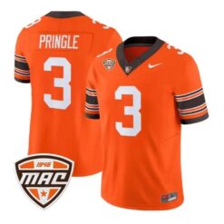 Dorian Pringle #3 Bowling Green Falcons Jersey 2026 Limited Stitched by My Store NCAA Football Jerseys
