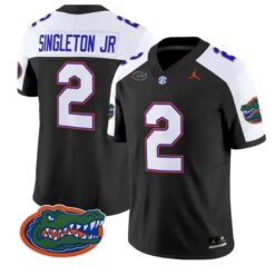 Eric Singleton Jr #2 Florida Gators Jersey 2026 Limited Stitched by My Store NCAA Football Jerseys