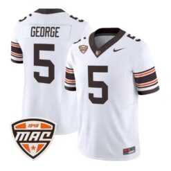 Eriq George #5 Bowling Green Falcons Jersey 2026 Limited Stitched by My Store NCAA Football Jerseys