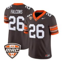 Falcons #26 Bowling Green Falcons Jersey 2026 Limited All Stitched by My Store NCAA Football Jerseys
