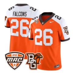 Falcons #26 Bowling Green Falcons Jersey 2026 Limited All Stitched by My Store NCAA Football Jerseys