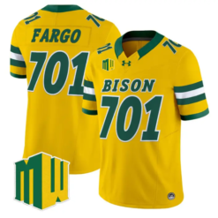 Fargo Jersey #701 North Dakota State Bison 2026 Vapor Limited Stitched by My Store NCAA Football Jerseys