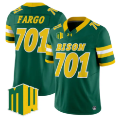 Fargo Jersey #701 North Dakota State Bison 2026 Vapor Limited Stitched by My Store NCAA Football Jerseys