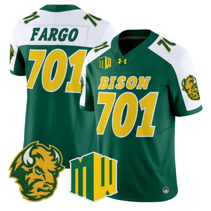Fargo Jersey #701 North Dakota State Bison 2026 Vapor Limited Stitched by My Store NCAA Football Jerseys