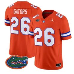 Gators #26 Florida Gators Jersey 2026 Vapor Limited All Stitched by My Store NCAA Football Jerseys