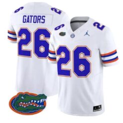 Gators #26 Florida Gators Jersey 2026 Vapor Limited All Stitched by My Store NCAA Football Jerseys