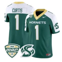 Jamar Curtis Jersey #1 Sacramento State Hornets 2026 Vapor Stitched by My Store NCAA Football Jerseys