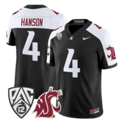 Jason Hanson Jersey #4 Washington State Cougars 2026 Vapor Stitched by My Store NCAA Football Jerseys