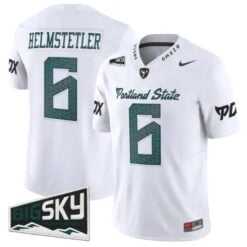 Jaxton Helmstetler Jersey #6 Portland State Vikings 2026 Limited Stitched by My Store NCAA Football Jerseys