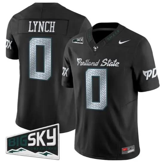 Jaylen Lynch Jersey #0 Portland State Vikings 2026 Limited All Stitched by My Store NCAA Football Jerseys