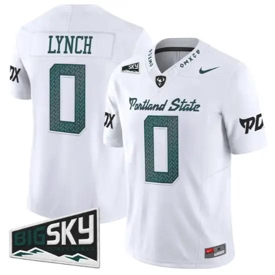 Jaylen Lynch Jersey #0 Portland State Vikings 2026 Limited All Stitched by My Store NCAA Football Jerseys