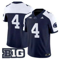 Jeremiah Cooper Jersey #1 Penn State 2026 No Name on Back Limited Stitched by My Store NCAA Football Jerseys