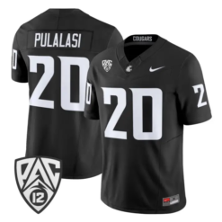 Leo Pulalasi Jersey #20 Washington State Cougars 2026 Vapor Stitched by My Store NCAA Football Jerseys