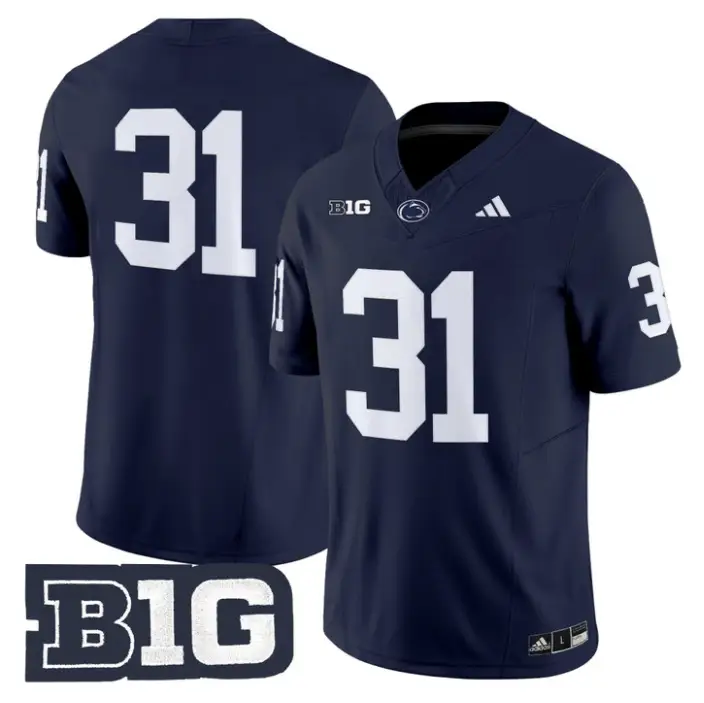 Marcus Neal Jr Jersey #31 Penn State 2026 No Name on Back Limited Stitched by My Store NCAA Football Jerseys