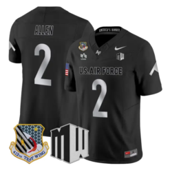 Owen Allen Jersey #2 Air Force Falcons 2026 Vapor Limited All Stitched by My Store NCAA Football Jerseys