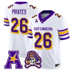 Pirates Jersey #26 East Carolina Pirates 2026 Vapor Limited All Stitched by My Store NCAA Football Jerseys