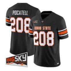 Pocatell Jersey #208 Idaho State Bengals 2026 Limited All Stitched by My Store NCAA Football Jerseys