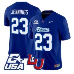 Rashad Jennings Jersey #23 Liberty Flames 2026 Vapor Limited Stitched by My Store NCAA Football Jerseys