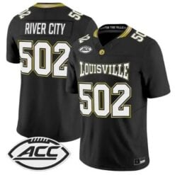 River City Jersey #502 Louisville Cardinals 2026 For The Ville All Stitched by My Store NCAA Football Jerseys