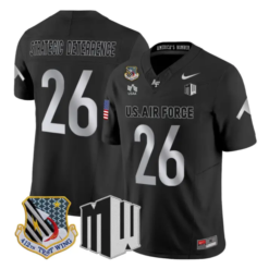 STRATEGIC DETERRENCE Jersey #26 Air Force Falcons 2026 Vapor Limited Stitched by My Store NCAA Football Jerseys