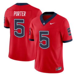 Shamar Porter Jersey #5 UConn Huskies 2026 Vapor Limited Football All Stitched by My Store NCAA Football Jerseys