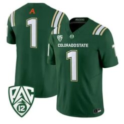 Team Jersey #1 Colorado State Rams 2026 Vapor Limited All Stitched by My Store NCAA Football Jerseys