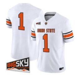 Team Jersey #1 Idaho State Bengals 2026 Vapor Limited All Stitched by My Store NCAA Football Jerseys
