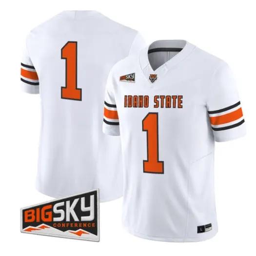 Team Jersey #1 Idaho State Bengals 2026 Vapor Limited All Stitched by My Store NCAA Football Jerseys