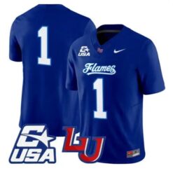 Team Jersey #1 Liberty Flames 2026 Vapor Limited All Stitched by My Store NCAA Football Jerseys