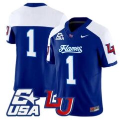Team Jersey #1 Liberty Flames 2026 Vapor Limited All Stitched by My Store NCAA Football Jerseys