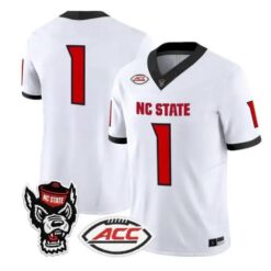 Team Jersey #1 NC State Wolfpack 2026 Vapor Limited All Stitched by My Store NCAA Football Jerseys