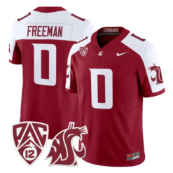 TeamJersey #1 Washington State Cougars 2026 Vapor Stitched by My Store NCAA Football Jerseys