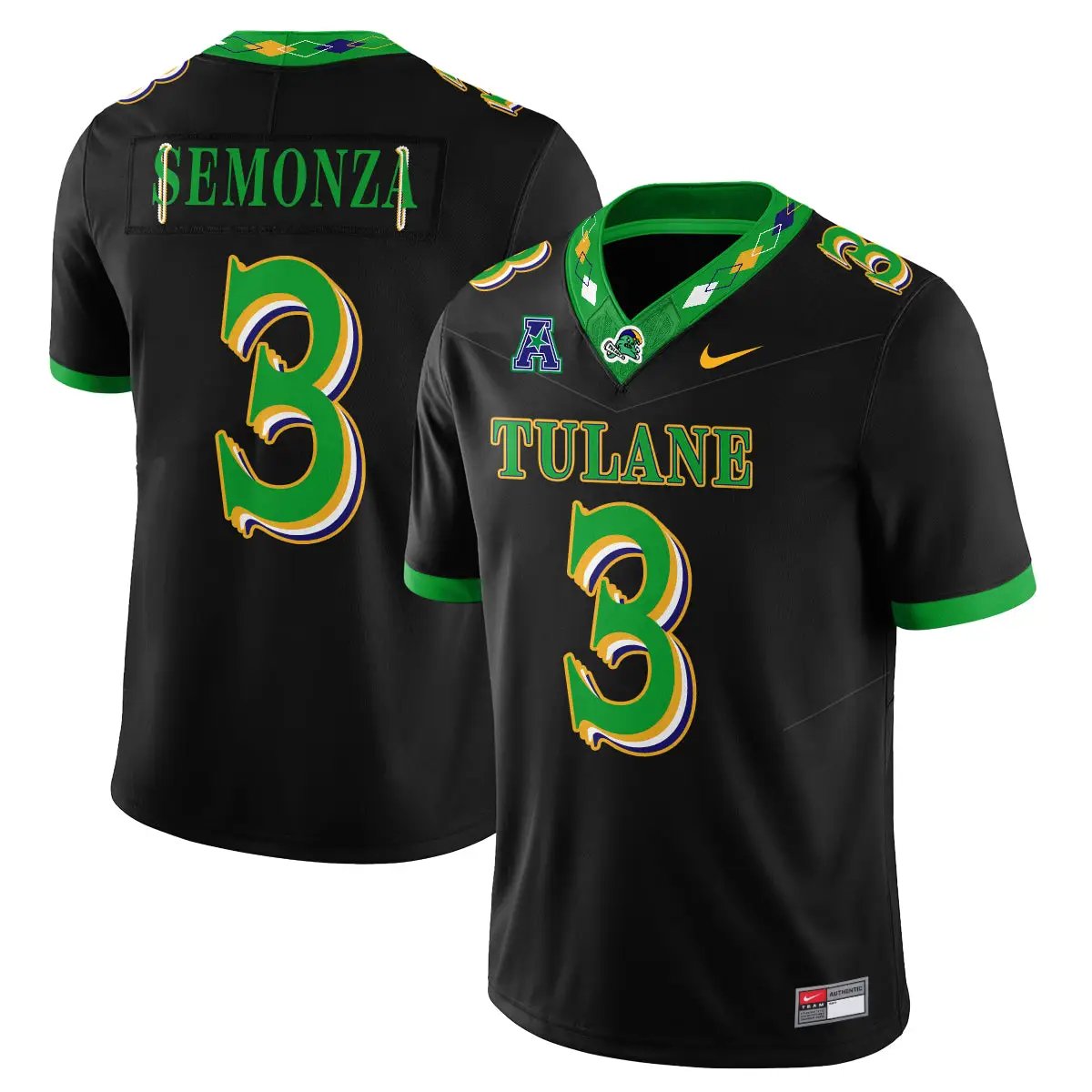 Tulane Green Wave 2026 City Football Vapor Jersey - Stitched by Tulane Green Wave