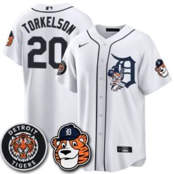 DET Paws Edition Vapor Limited Orange Jersey - Stitched by Detroit Tigers