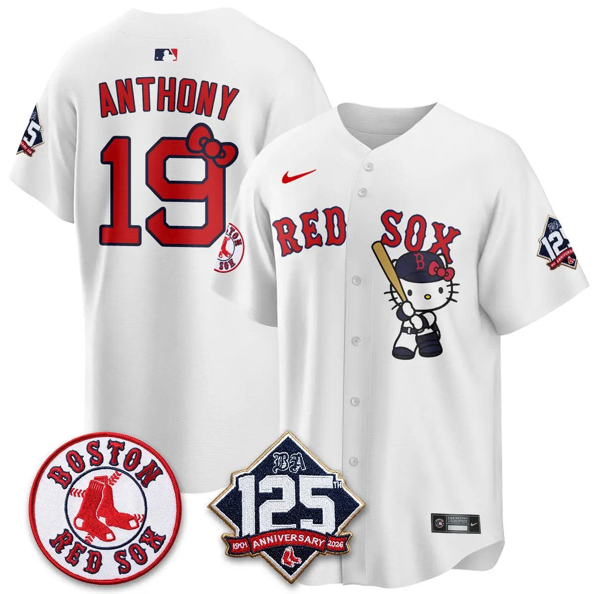 BOS x Meow KT Vapor Limited Edition - Stitched (2) by Boston Red Sox