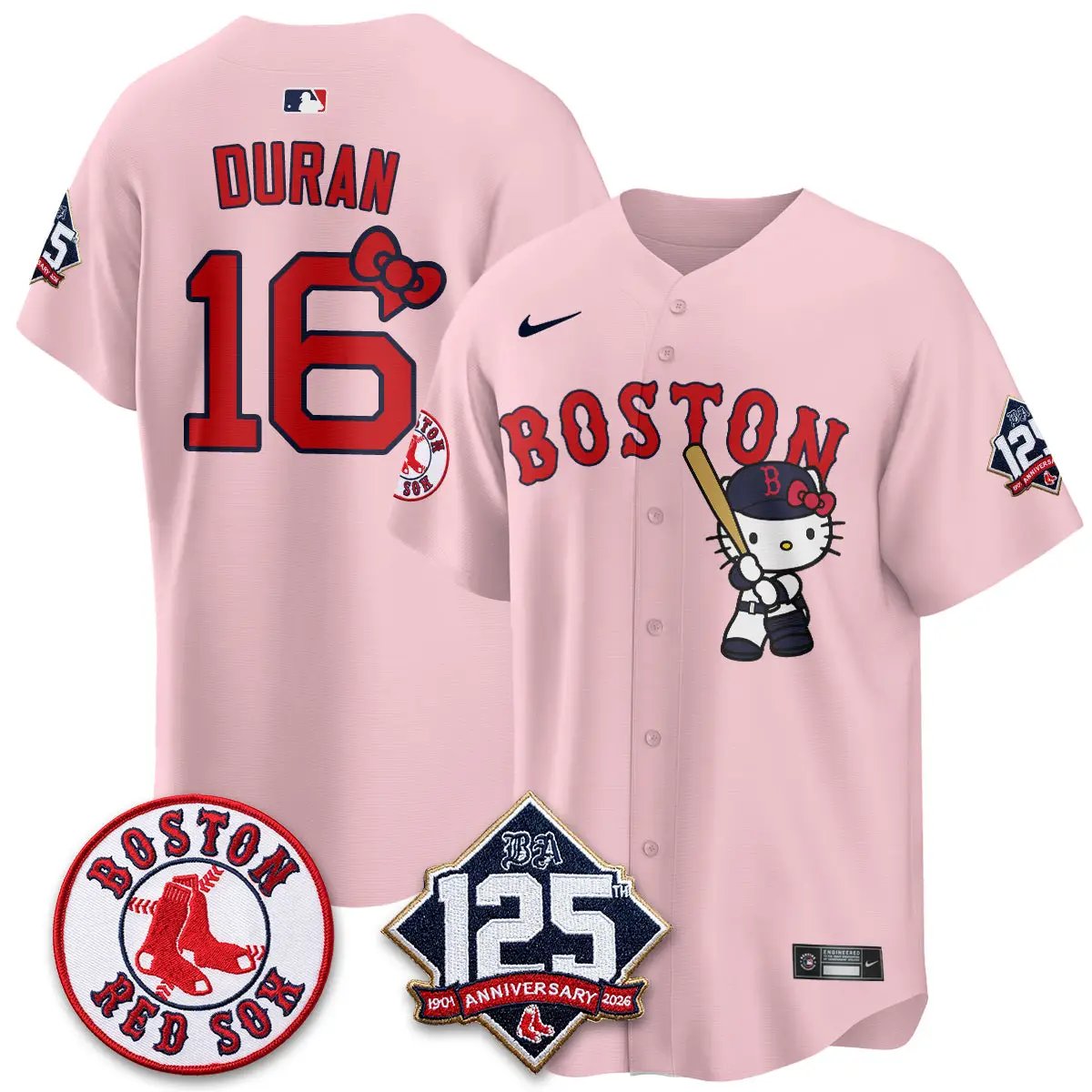 BOS x Meow KT Vapor Limited Edition - Stitched (2) by Boston Red Sox