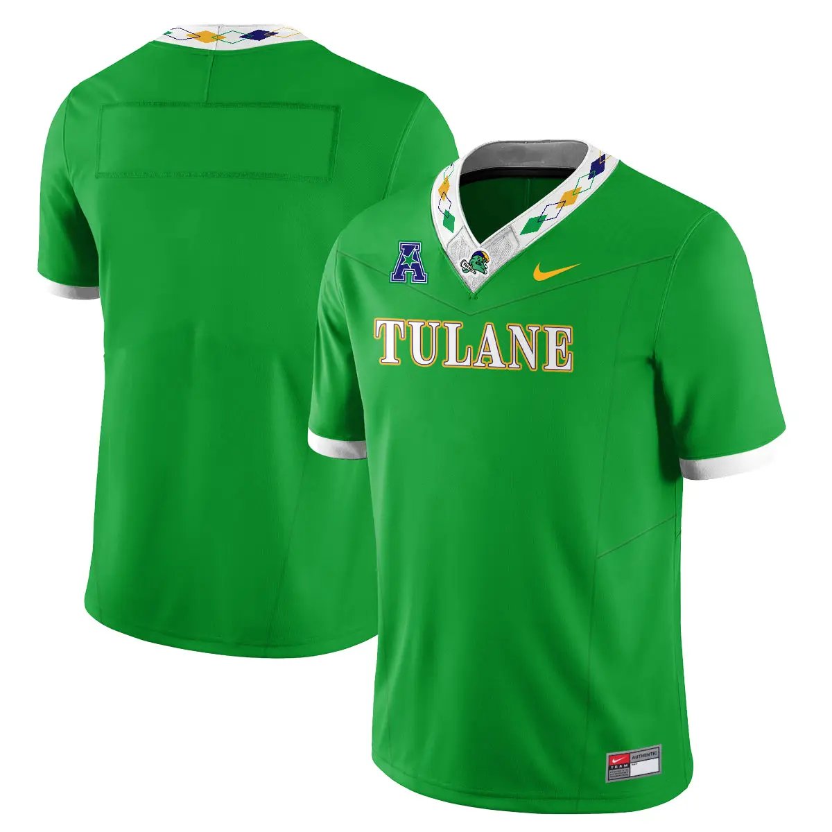 Tulane Green Wave 2026 City Football Vapor Jersey - Stitched by Tulane Green Wave