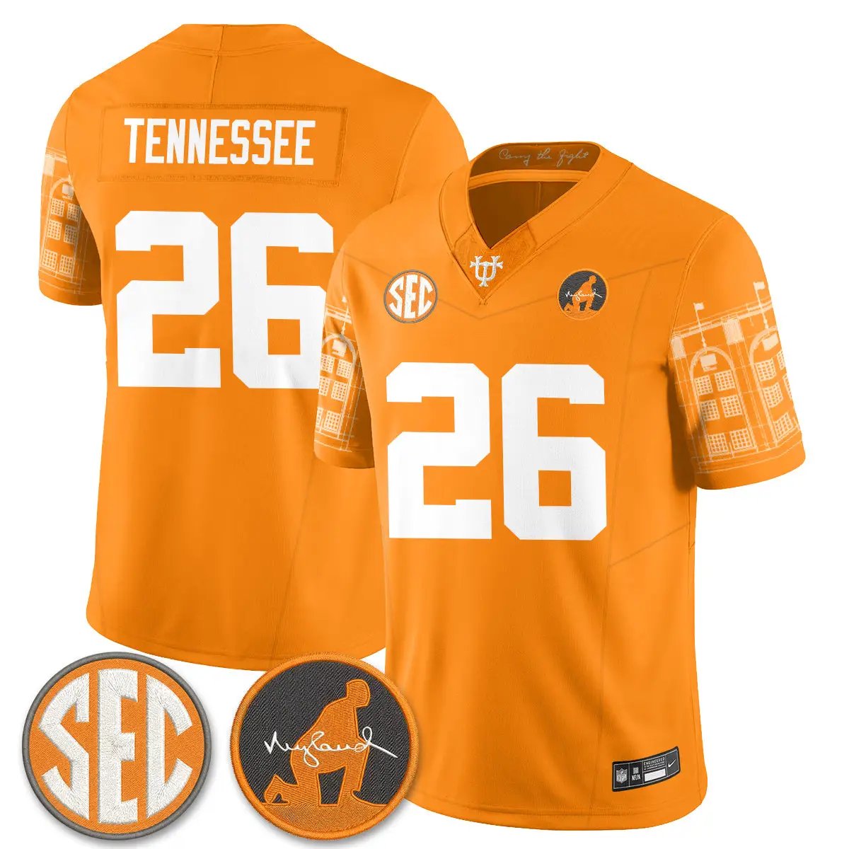 TENN Built from Legacy Jersey - Stitched by Tennessee Volunteers