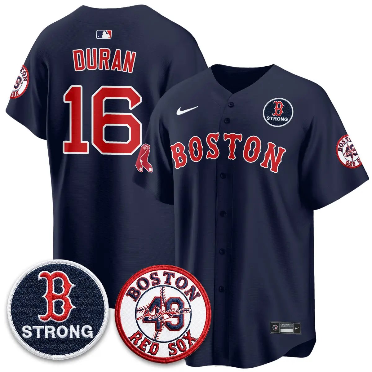 BOS B Strong Memorial Patch Limited Edition - Stitched (2) by Boston Red Sox