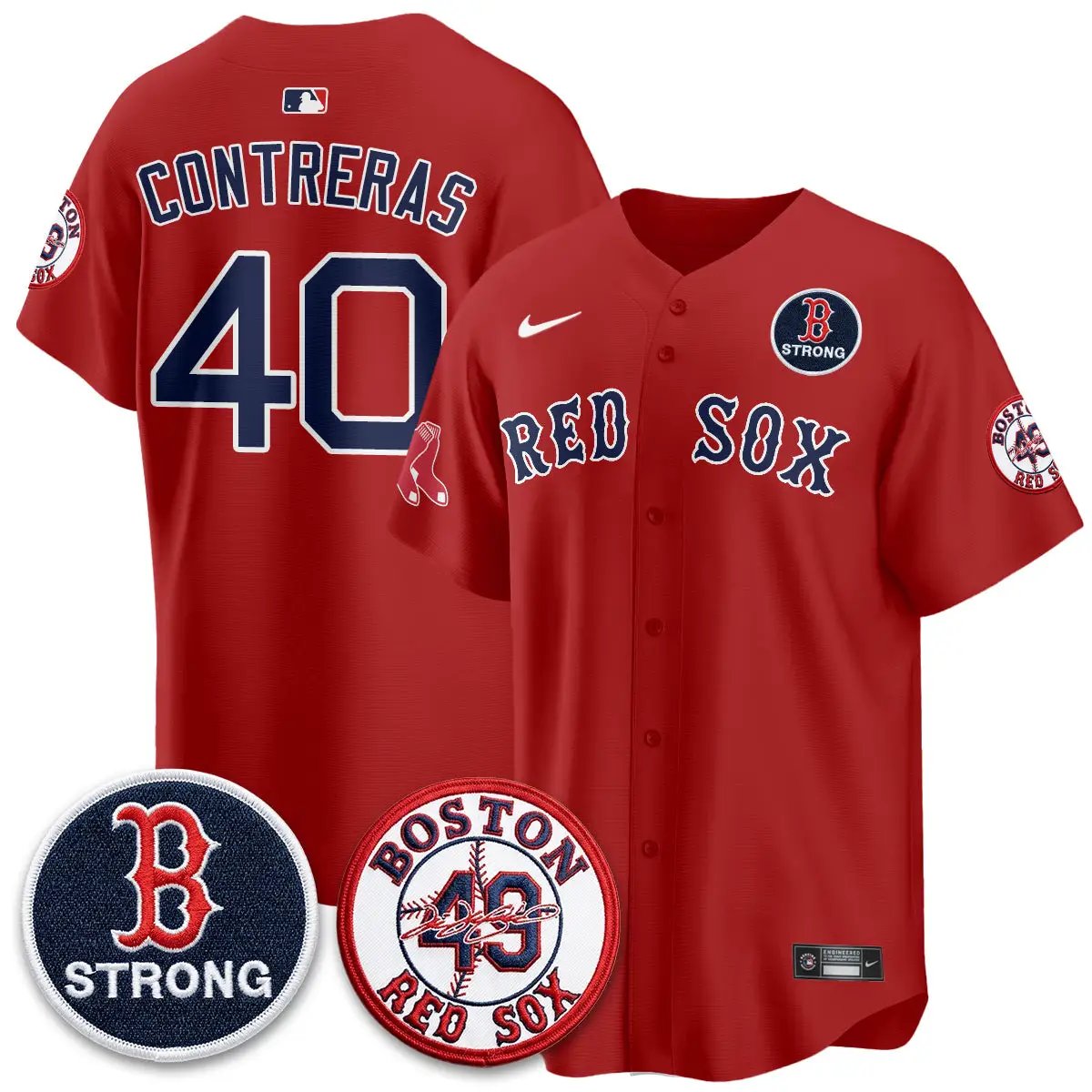BOS B Strong Memorial Patch Limited Edition - Stitched (2) by Boston Red Sox