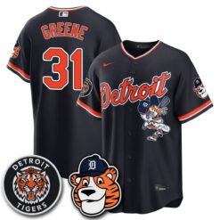 DET Paws Edition Vapor Limited Orange Jersey - Stitched by Detroit Tigers
