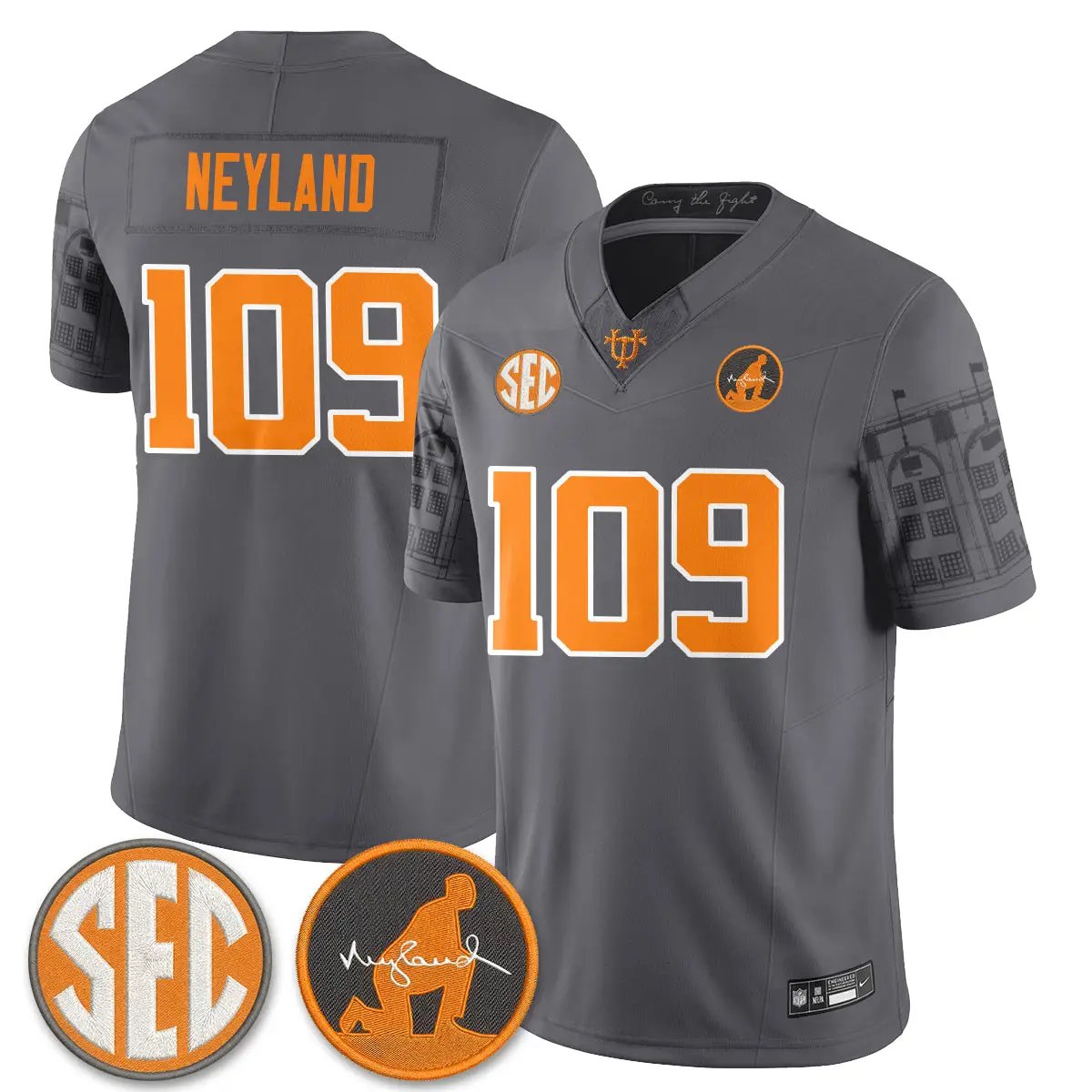 TENN Built from Legacy Jersey - Stitched by Tennessee Volunteers