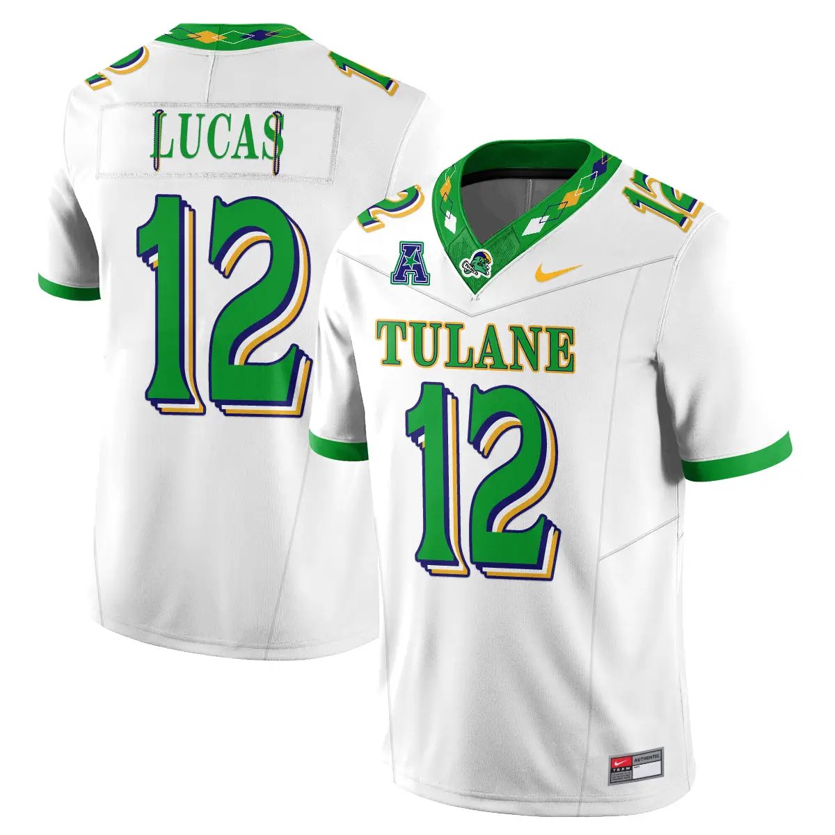 Tulane Green Wave 2026 City Football Vapor Jersey - Stitched by Tulane Green Wave