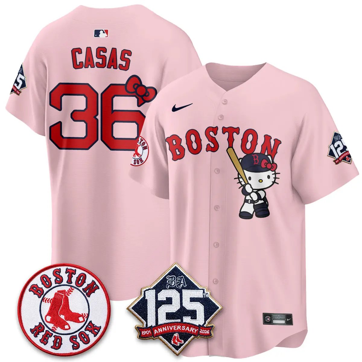 BOS x Meow KT Vapor Limited Edition - Stitched (2) by Boston Red Sox