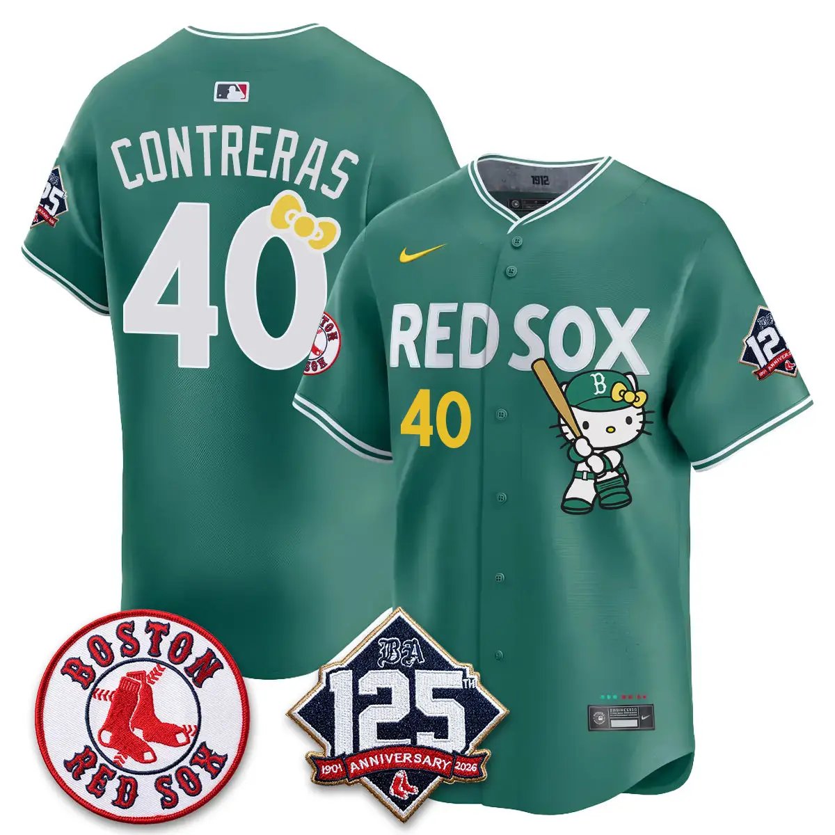 BOS x Meow KT Vapor Limited Edition - Stitched (2) by Boston Red Sox