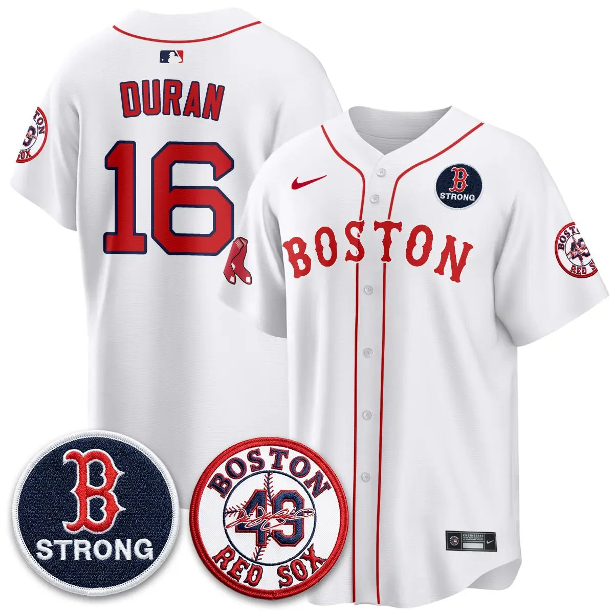 BOS B Strong Memorial Patch Limited Edition - Stitched (2) by Boston Red Sox